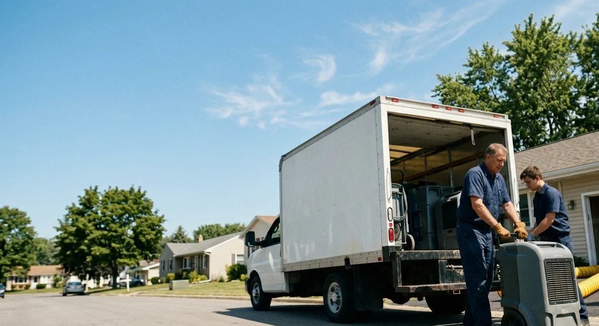 Water Damage Cleanup in Barneveld, WI near me